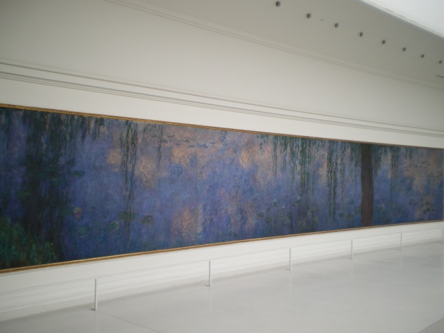 Monet Water Lillies at Musee de l'Orangerie, Paris